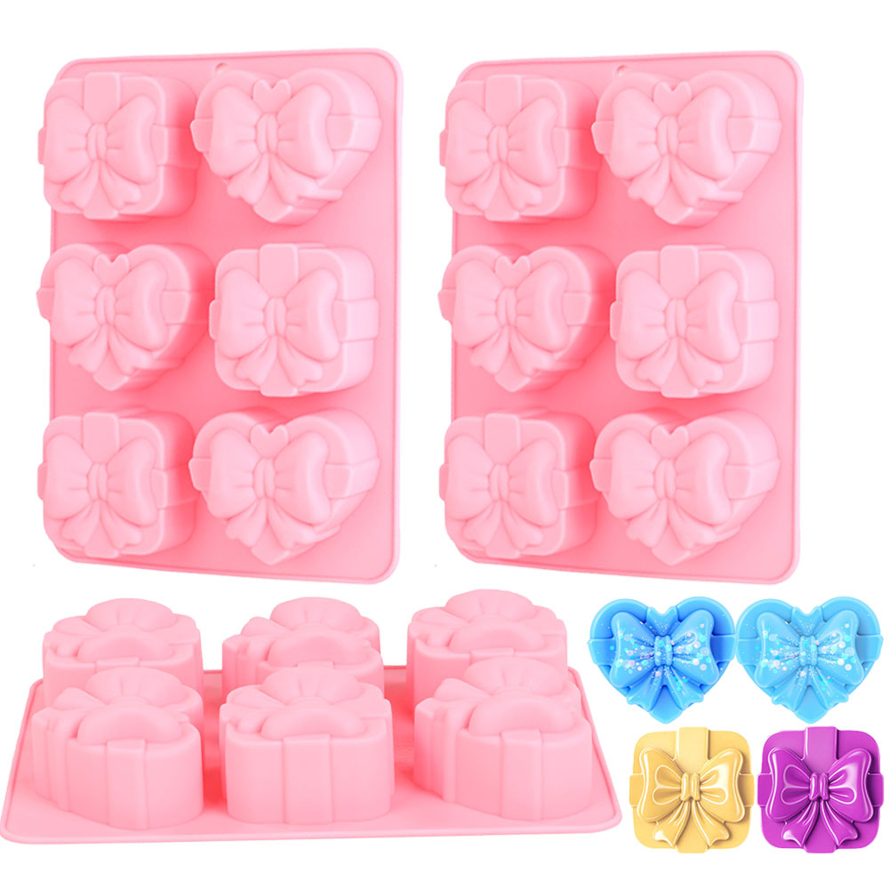 Candle Supplies In Bulk - Cetakan Silikon Bentuk Hati Persegi 6