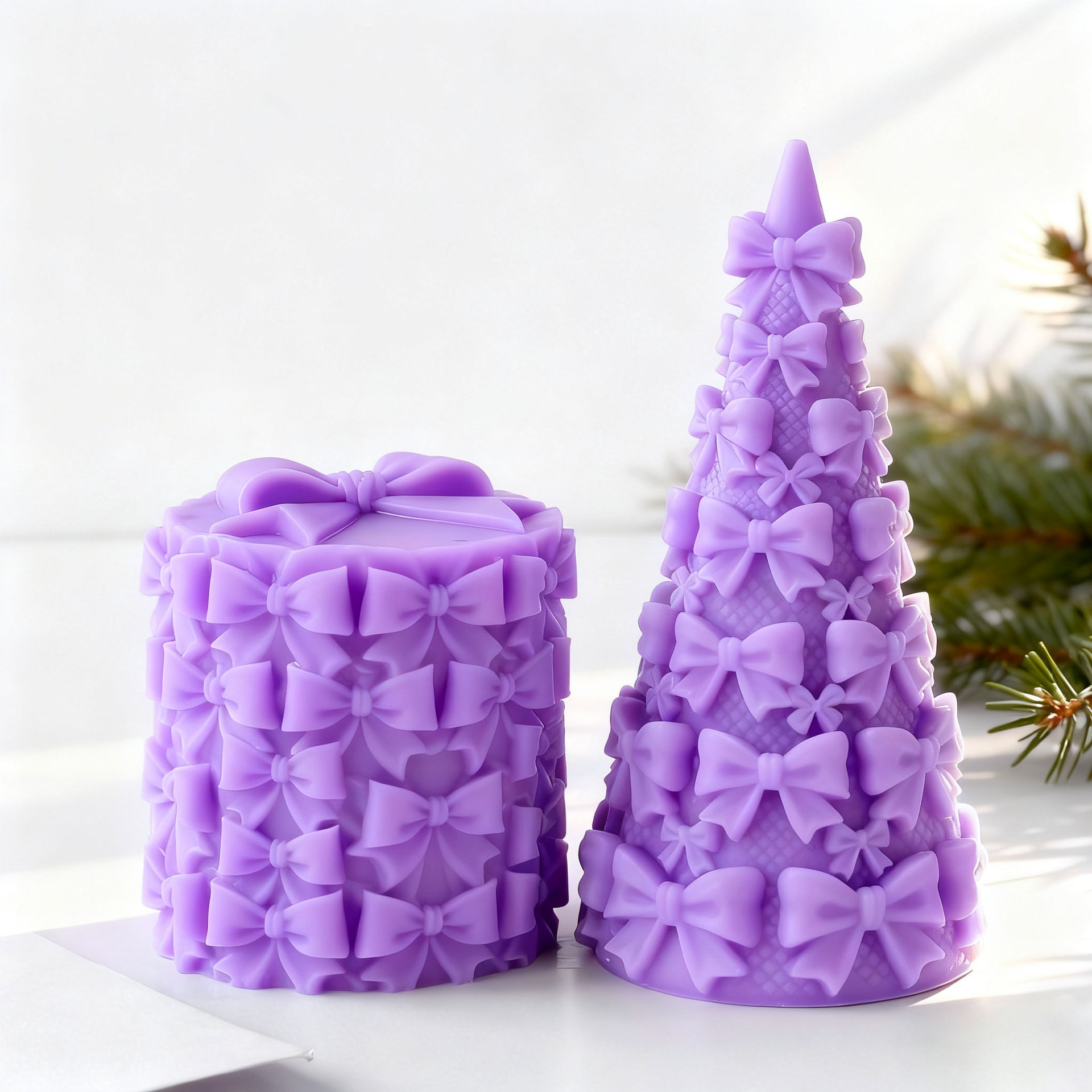Candle Supplies Shop - Cetakan Silikon Kotak Hadiah Pohon Natal
