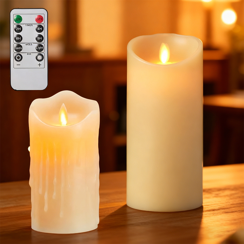 Candle Surprise - Lampu Lilin Tanpa Api dengan Remote