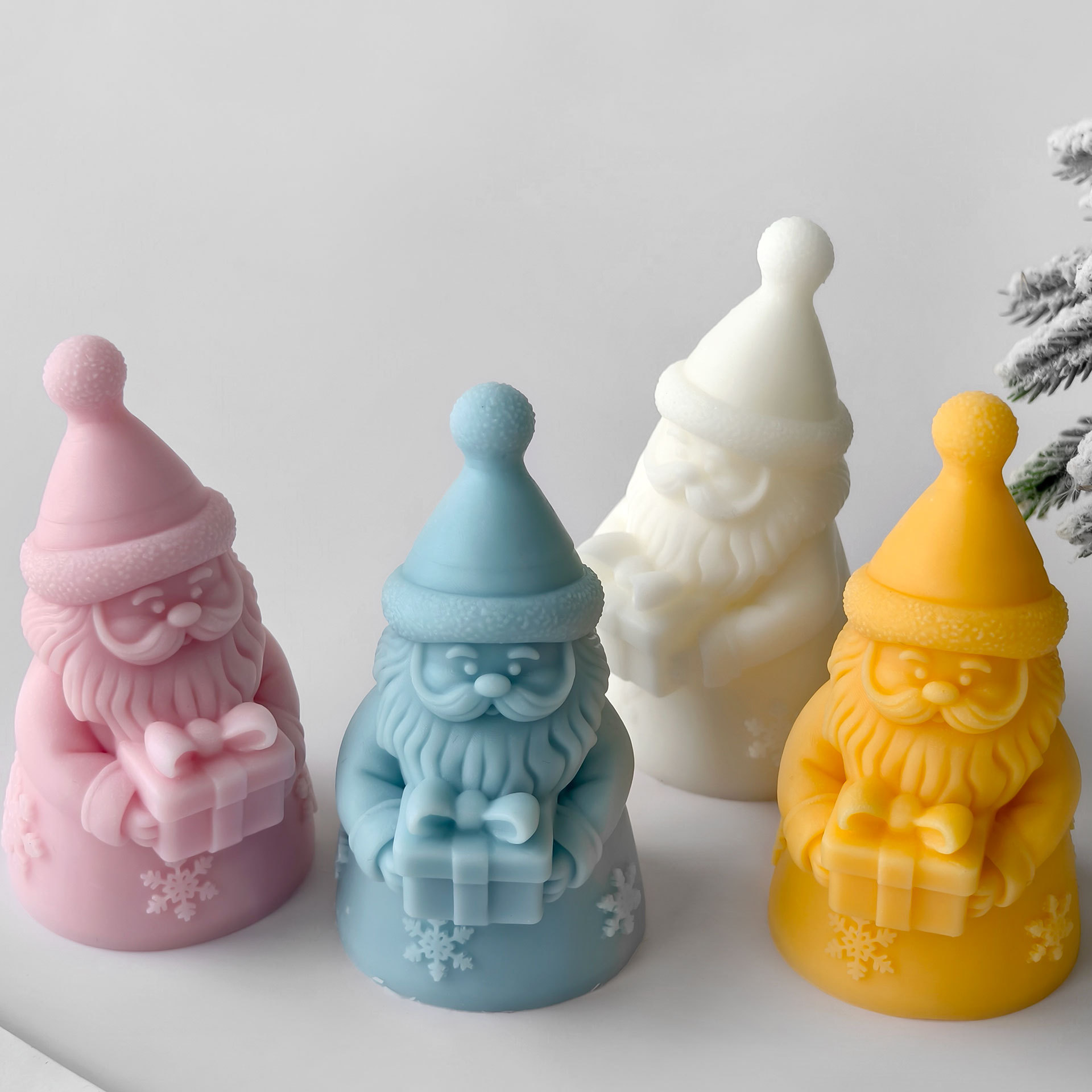 Kotak Hadiah Santa Klaus Cetak - Candle Supplies Shop ulasan dan harga