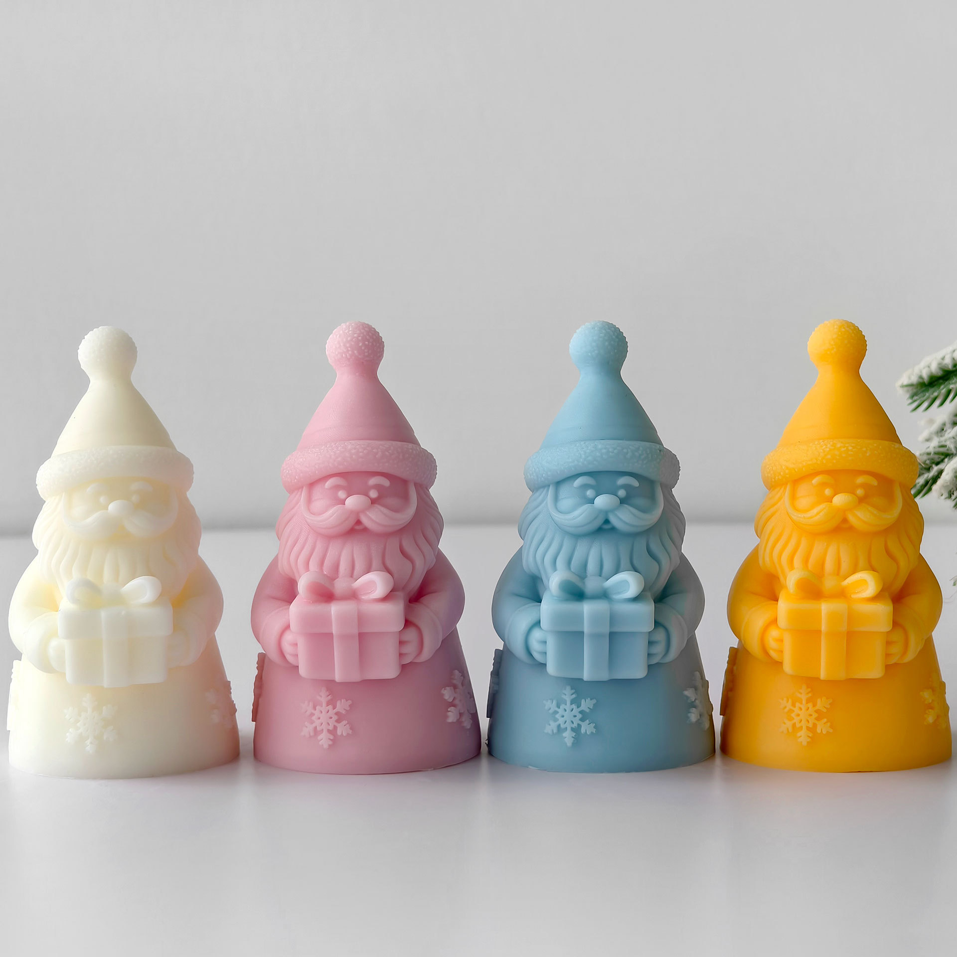 Kotak Hadiah Santa Klaus Cetak - Candle Supplies Shop ulasan dan harga